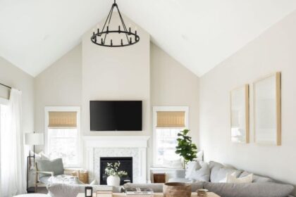 How to decorate a room with vaulted ceilings