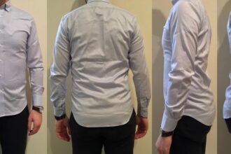 Baggy dress shirt men