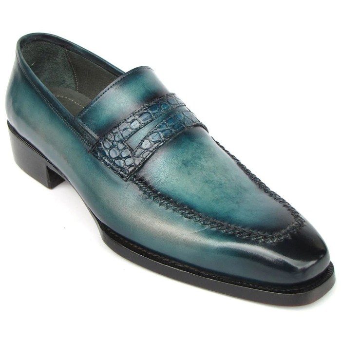 Turquoise dress shoes - mens