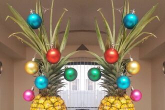 How to make a pineapple tree decoration