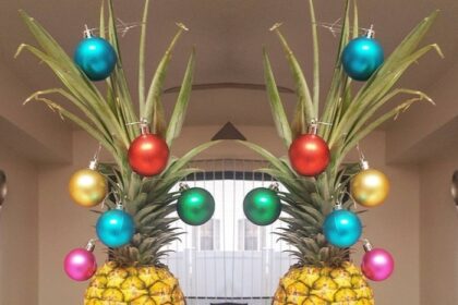 How to make a pineapple tree decoration