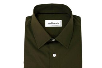 Olive green dress shirt women's