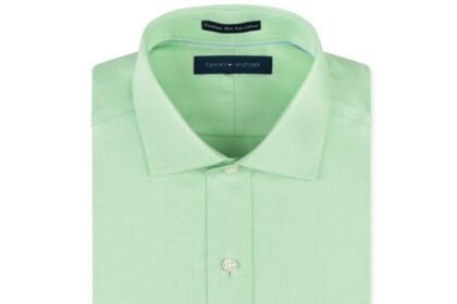 Lime green dress shirt for men