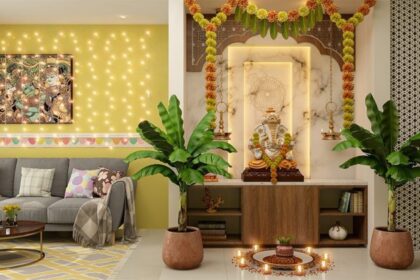 How to decorate pooja room for ugadi