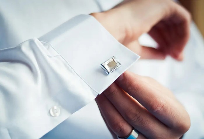 Men's dress shirt cufflinks